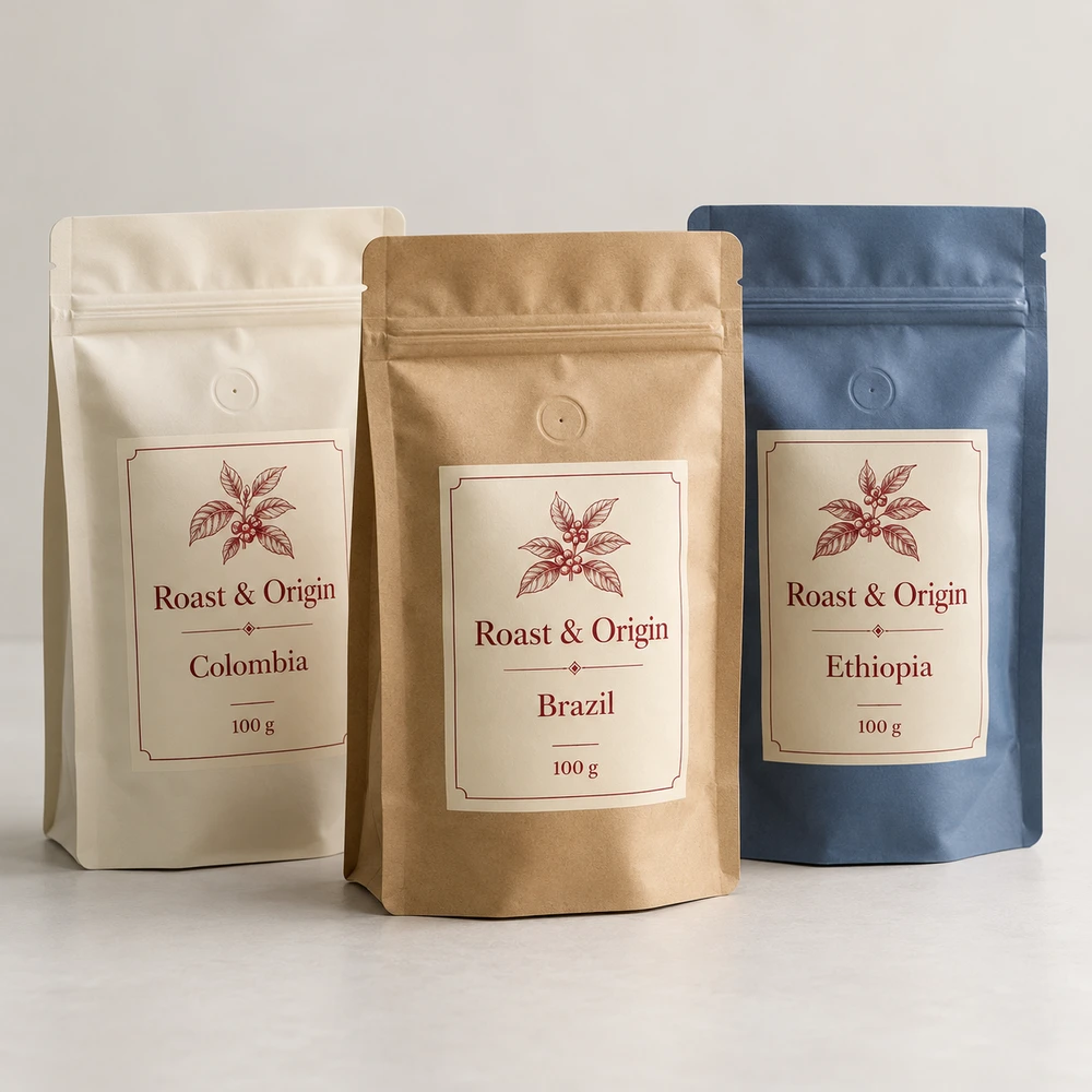 Three-origin tasting set